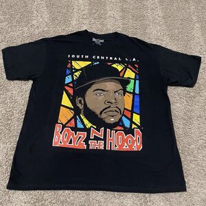 Ice Cube Shirt Mens XXL 2XL Black Boyz N The Hood Stained Glass South Central LA